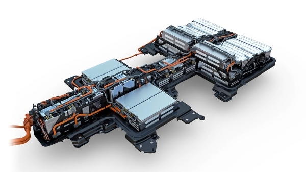 Electric car battery image