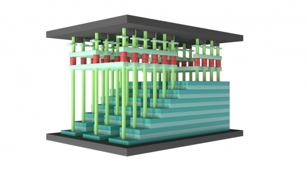 3D NAND stacks layers upon layers to increase its storage capacity. Image: TheElec
