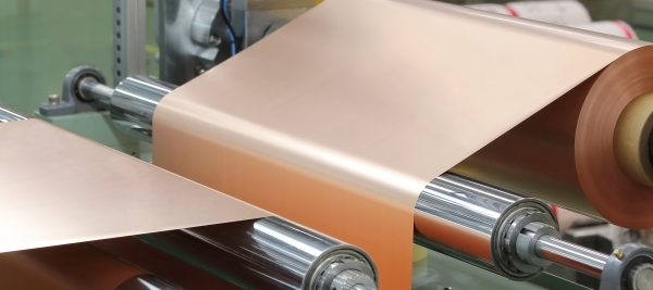 Photo of Iljin Materials’ elecfoil production line.